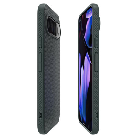 Husa pentru Google Pixel 9 / 9 Pro - Spigen Liquid Air - Abyss Green