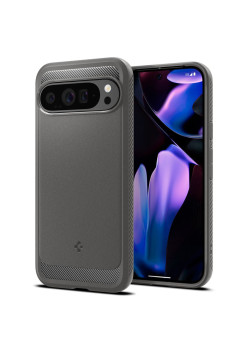 Husa pentru Google Pixel 9 Pro XL - Spigen Rugged Armor - Marble Grey