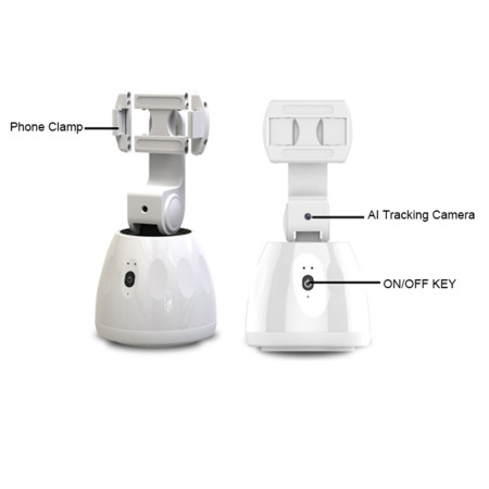 Gimbal pentru Telefon Smart, 1800mAh - White