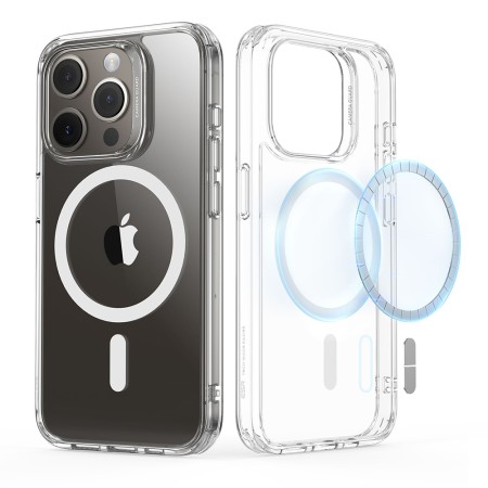 Husa pentru iPhone 15 Pro Max - ESR Classic Hybrid HaloLock - Clear