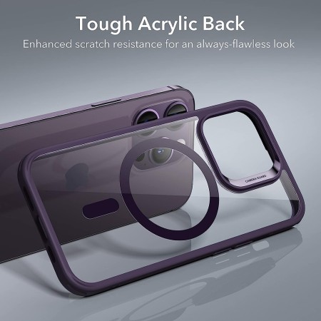 Husa pentru iPhone 14 Pro - ESR Classic Hybrid HaloLock - Clear Purple