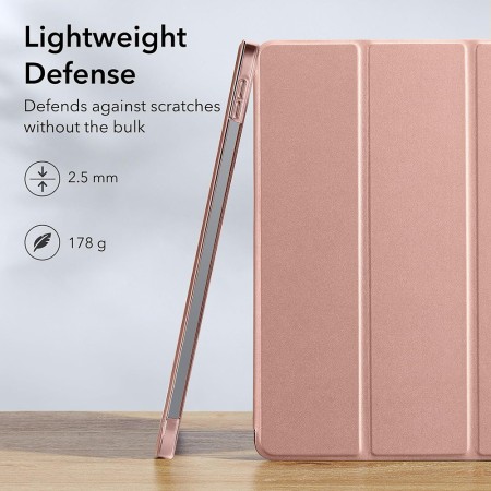 Husa pentru iPad 10 (2022) 10.9 - ESR Ascend Trifold - Rose Gold