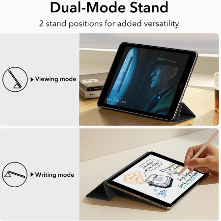 Husa pentru iPad 10.2" (2019 / 2020 / 2021) - ESR Ascend Trifold - Jelly Black