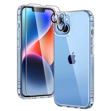 Husa pentru iPhone 14 Pro Max + Folie - ESR Project Zero - Clear