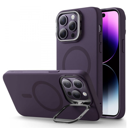 Husa telefon iPhone 14 Pro Max ESR Cloud Soft HaloLock Kickstand, Purple