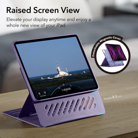 Husa tableta pentru iPad Pro 12.9 2021 / 2022 ESR Shift Magnetic, Purple