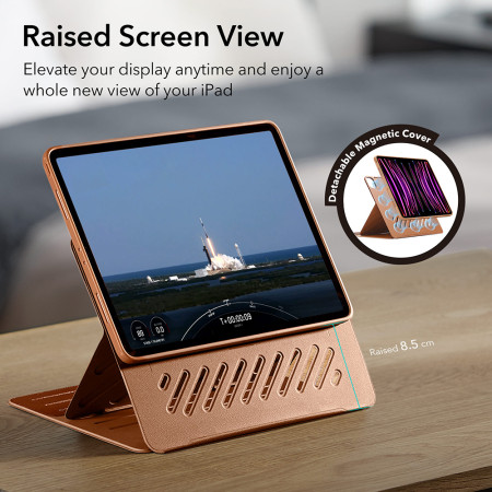 Husa tableta pentru iPad Pro 12.9 2021 / 2022, ESR Shift Magnetic, Brown