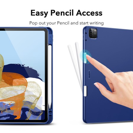 Husa pentru iPad Pro 11" 2021 - ESR Rebound Pencil - Navy Blue