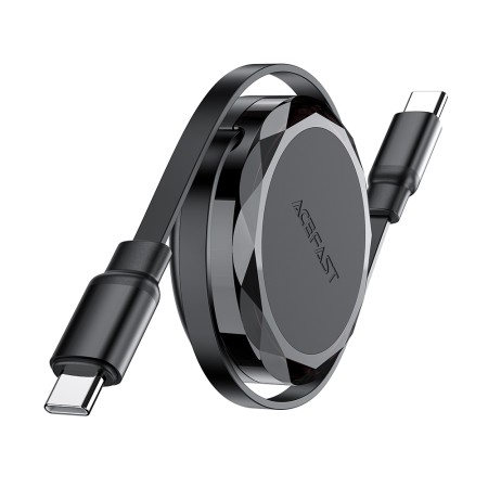 Cablu de date USB-C, 60W, Fast Charging, 0.8m - Acefast - Black