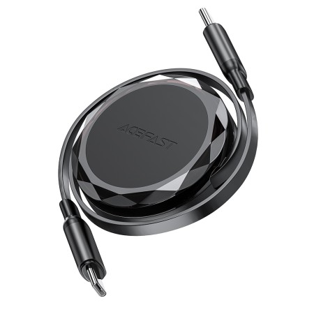 Cablu de date USB-C, 60W, Fast Charging, 0.8m - Acefast - Black