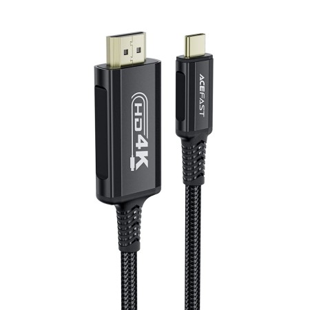 Cablu video Type-C la HDMI, 4kat60Hz, 1.8m  - Black