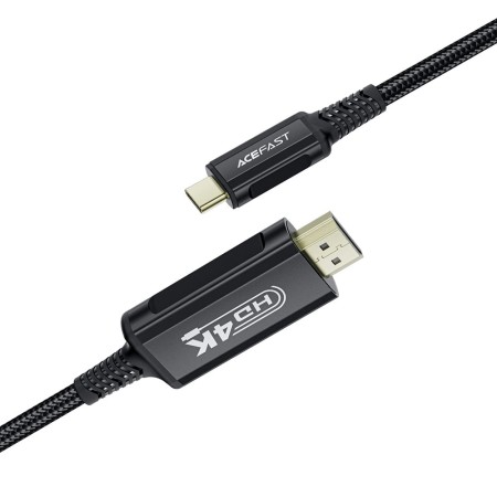 Cablu video Type-C la HDMI, 4kat60Hz, 1.8m  - Black