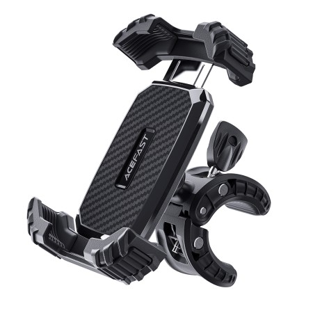 Suport de Telefon pentru Bicicleta, Free Rotation, Safety lock, 4.5-6.7'' - Black