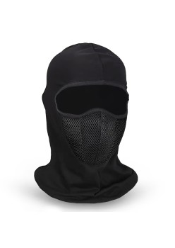 Balaclava Masca pentru Sporturi de Iarna, Airsoft, Paintball, Poliester 35 x 28.5cm - Black