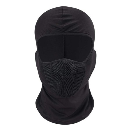 Balaclava Masca pentru Sporturi de Iarna, Airsoft, Paintball, Poliester 35 x 28.5cm - Black