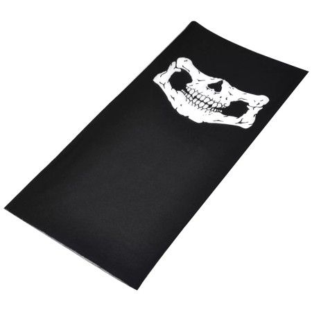 Masca Protectie, Bandana cu Craniu, Poliester, Universal 46 x 24.5cm - Black