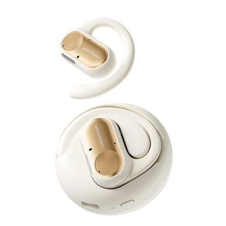 Casti Wireless open-ear Bluetooth 5.3, IPX5, Type-C - Vention (NBPN0) - Beige