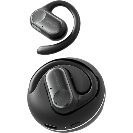 Casti Wireless open-ear Bluetooth 5.3, IPX5, Type-C - Vention (NBPB0) - Black