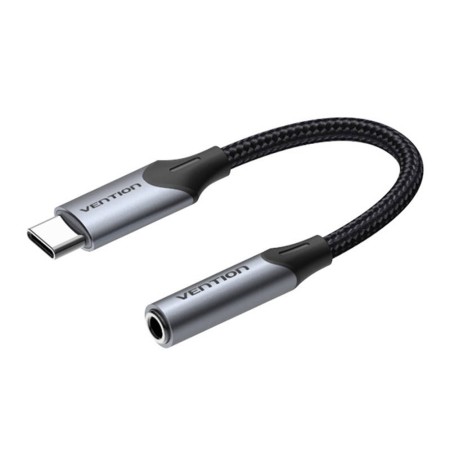 Adaptor casti Type-C la Jack 3.5mm, cu DAC - Vention (BGJHA) - Gray