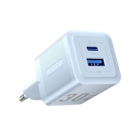 Incarcator GaN, Type-C, USB, PD30W, Dual Fast Charging - Vention (FEQL0-EU) - Bleu