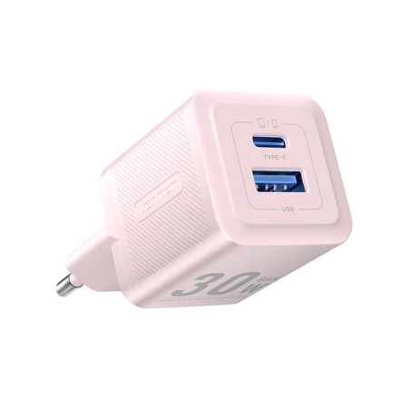 Incarcator GaN, Type-C, USB, PD30W, Dual Fast Charging - Vention (FEQP0-EU) - Pink