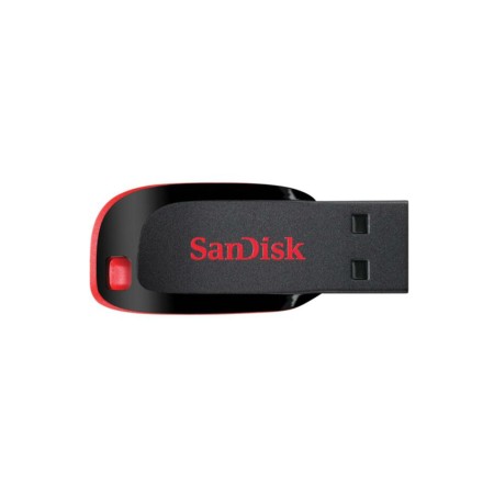 Stick de Memorie 64GB, USB 2.0 - SanDisk (SDCZ50-064G-B35) - Black / Red