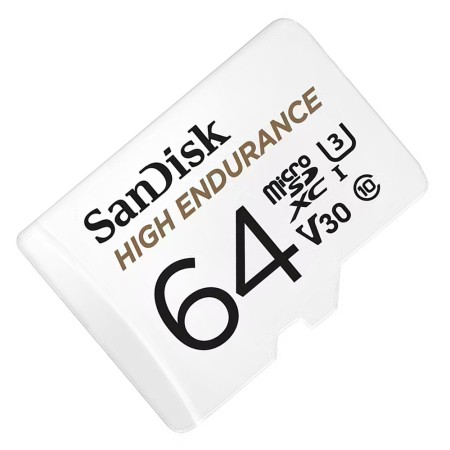 Card de Memorie, 64GB, Micro SDXC - SanDisk High Endurance (SDSQQNR-064G-GN6IA) - White