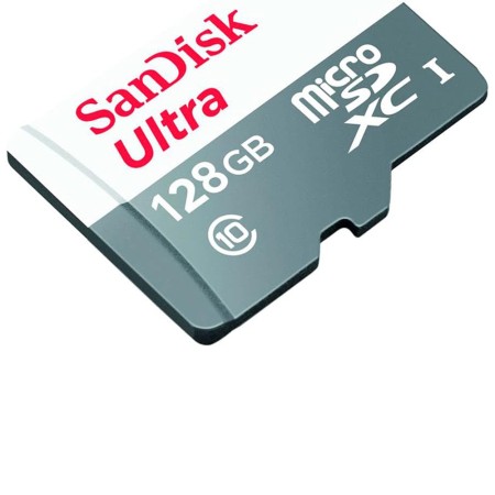 Card de Memorie, 128GB, MicroSDXC - SanDisk Ultra (SDSQUNR-128G-GN3MA) - White