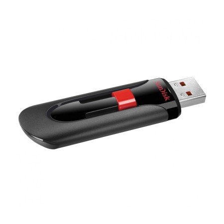 Stick de Memorie 128GB, USB 2.0 - SanDisk (SDCZ60-128G-B35) - Black / Red