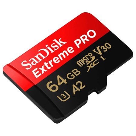 Card de Memorie, 64GB, MicroSDXC - SanDisk Extreme Pro (SDSQXCU-064G-GN6MA) - Red