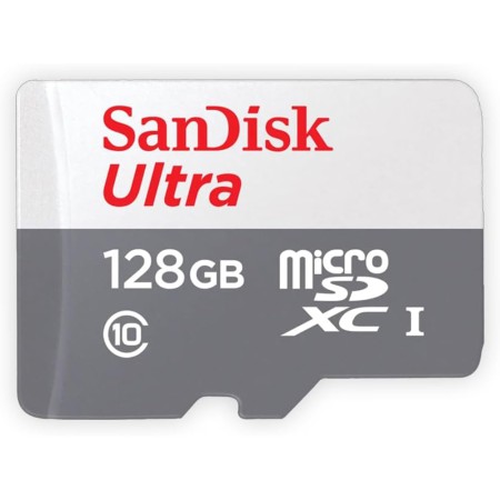 Card de Memorie, 128GB, MicroSDXC - SanDisk Ultra (SDSQUNR-128G-GN6TA) - White