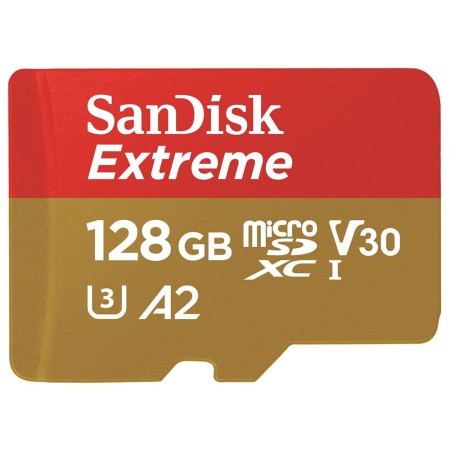 Card de Memorie, 128GB, MicroSDXC - SanDisk Extreme (SDSQXAA-128G-GN6AA) - Red