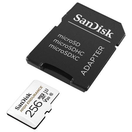 Card de Memorie, 256GB, Micro SDXC - SanDisk High Endurance (SDSQQNR-256G-GN6IA) - White