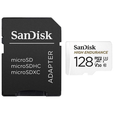 Card de Memorie, 128GB, Micro SDXC - SanDisk High Endurance (SDSQQNR-128G-GN6IA) - White