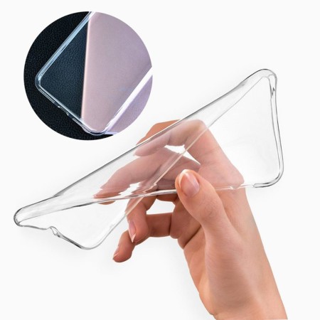 Husa pentru iPhone 16 Plus - Techsuit Clear Silicone [Big Lens Hole] - Transparent