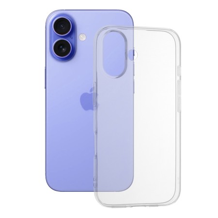 Husa pentru iPhone 16 - Techsuit Clear Silicone [Big Lens Hole] - Transparent