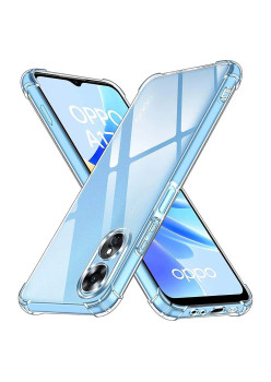 Husa Antisoc compatibila Oppo A17, PRO AirBag, Clear