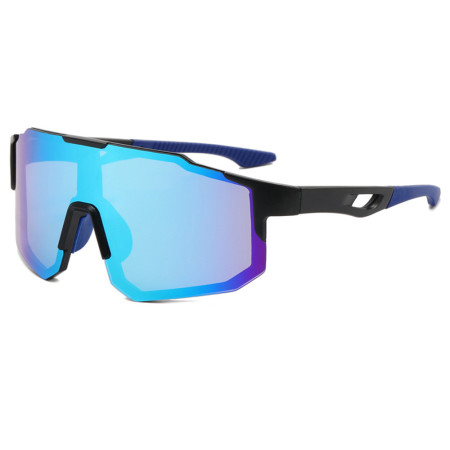 Ochelari pentru Ciclism cu Lentile Polarizate, Ergonomic, Black / Blue