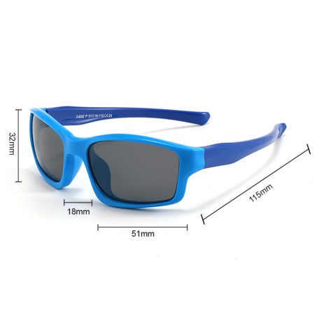 Ochelari pentru Copii Polarizati - Techsuit (8202-C29) - Blue / Dark Blue