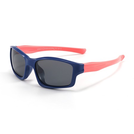 Ochelari pentru Copii Polarizati - Techsuit (8202-C21) - Navy Blue / Pink