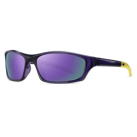 Ochelari pentru Ciclism, Pliabili - Techsuit (24101) - Black / Purple