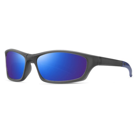 Ochelari pentru Ciclism, Pliabili - Techsuit (24101) - Gun / Blue