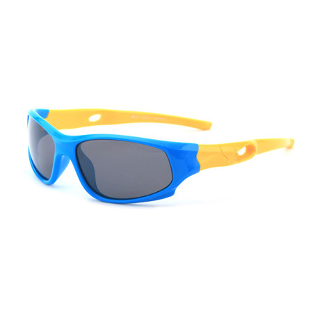 Ochelari de Soare pentru Copii cu Protectie UV tip Sport, Blue / Yellow