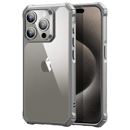 Husa pentru iPhone 15 Pro Max - ESR Air Armor - Clear Grey