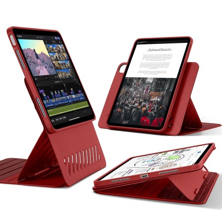 Husa pentru iPad Air 4 (2020) / Air 5 (2022) / Air 11 (2024) - ESR Shift Magnetic - Red