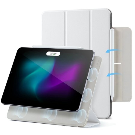 Husa pentru iPad Pro 11 (2024) - ESR Rebound Magnetic - White