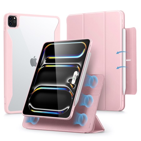 Husa pentru iPad Pro 13 (2024) - ESR Rebound Hybrid - Pink