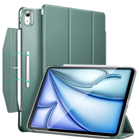 Husa pentru iPad Air 13 (2024) - ESR Ascend Trifold - Forest Green