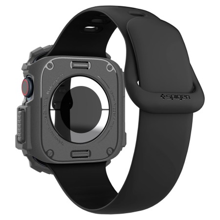 Husa pentru Apple Watch 10 46mm - Spigen Rugged Armor - Dark Grey