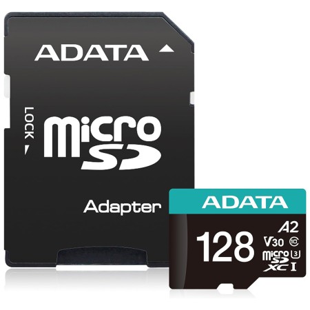 Card de Memorie MicroSDHXC 128GB - Adata (AUSDX128GUI3V30SA2-RA1) - Black